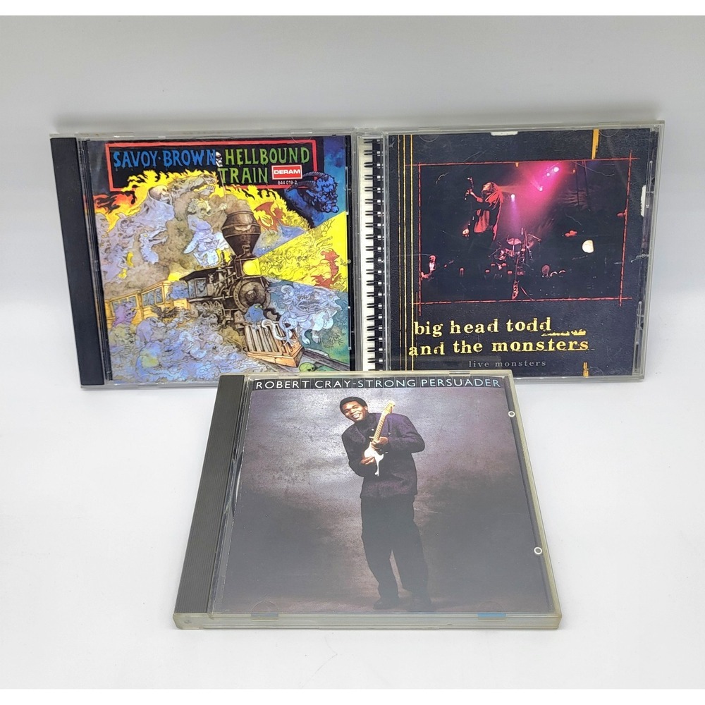 Blues Rock CD Lot Savoy Brown Big Head Todd & The Monsters The Robert Cray Band